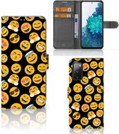 Flip Cover Geschikt voor Samsung Galaxy S20FE Telefoon Hoesje Emoji