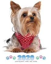 2020 Yorkie Dog Planner - Weekly - Daily - Monthly