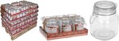 Klempot 930ml glas 6 stuks