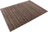 Effen Vloerkleed - Vita - Gestreept - Taupe - 120x170 cm