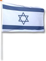 Vlag Israel 100x150 cm.