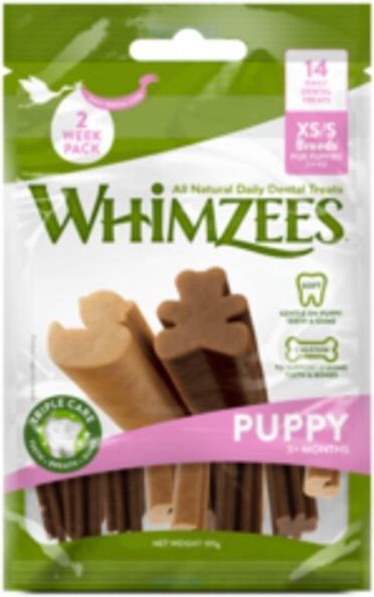 6x Whimzees Week Bag Puppy XS - S 14 stuks