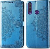 iMoshion Mandala Booktype Huawei Y6p hoesje - Turquoise
