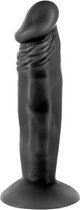 Real Body Zack - Dildo met Zuignap - 13 x3.7cm - Zwart