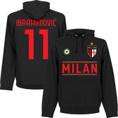 Milan Ibrahimovic 11 Team Hoodie - Zwart - XL