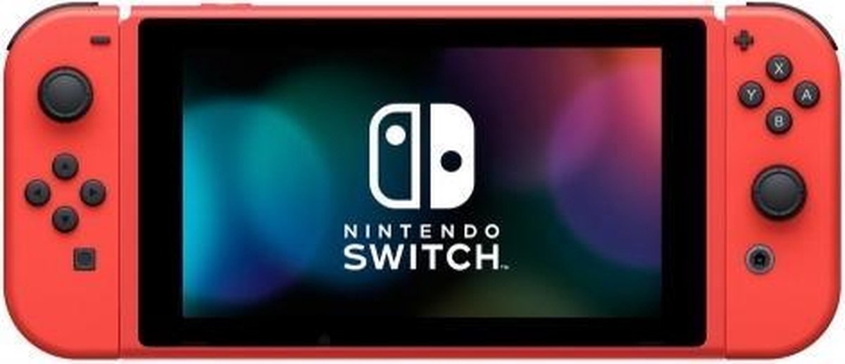 Nintendo Switch Console Rood / Blauw Nieuw model Super Mario