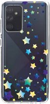 Casetastic Samsung Galaxy A52 (2021) 5G / Galaxy A52 (2021) 4G Hoesje - Softcover Hoesje met Design - Funky Stars Print