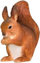 Rode eekhoorn in lindenhout - handgemaakt
