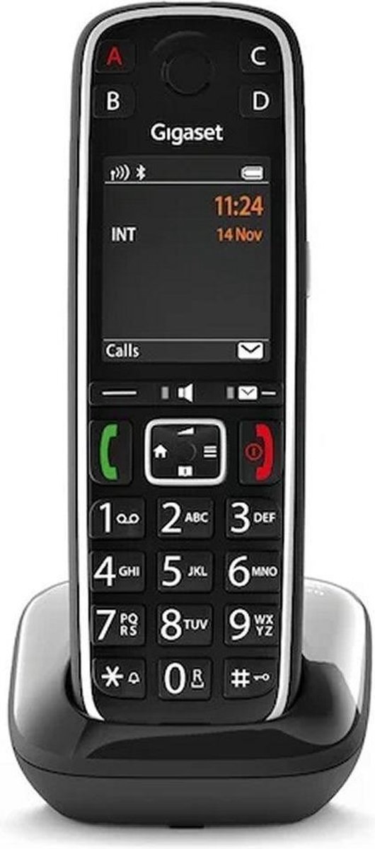 Gigaset E720 - elderly phone - black