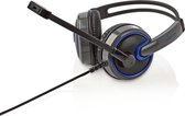 Nedis Gaming Headset - Over-Ear - Stereo - 2x 3.5 mm - Inklapbare Microfoon - 2.20 m - Zonder Verlichting