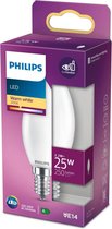 Philips LED Kaarslamp 25W E14 Warm Wit