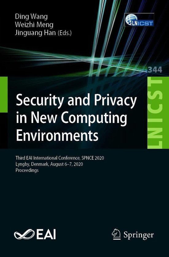 Springer Nature Proceedings Computer Science - Security and  ... - cover