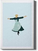 Walljar - The Sound Of Music - Muurdecoratie - Canvas schilderij