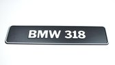 BMW 318 Dealer Showroom Plaat