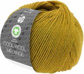 Cool Wool Melange GOTS 0108 Kleur: Olijfgeel gevlekt