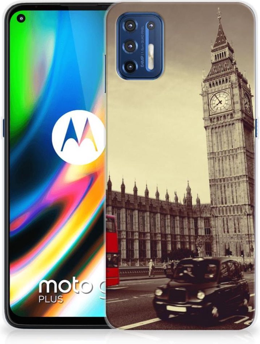 Motorola Moto G9 Plus Siliconen Back Cover Londen