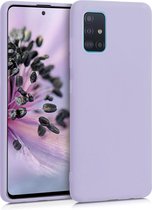 kwmobile telefoonhoesje geschikt voor Samsung Galaxy A51 - Hoesje voor smartphone - Back cover in lavendel