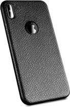 ShieldCase ultra dun geschikt voor Apple iPhone Xs Max hoesje leer - zwart