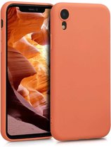 Shieldcase Siliconen hoesje met camera bescherming geschikt voor Apple iPhone Xr - oranje