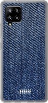 6F hoesje - geschikt voor Samsung Galaxy A42 -  Transparant TPU Case - Denim #ffffff