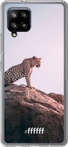 6F hoesje - geschikt voor Samsung Galaxy A42 -  Transparant TPU Case - Leopard #ffffff