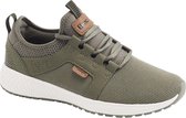 Bench Dames Groene knitted sneaker  - Maat 41