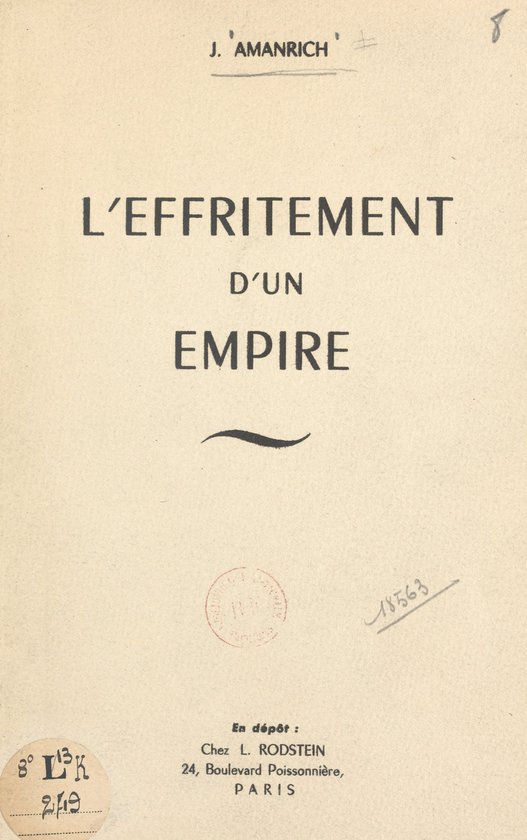 L'effritement d'un empire - cover