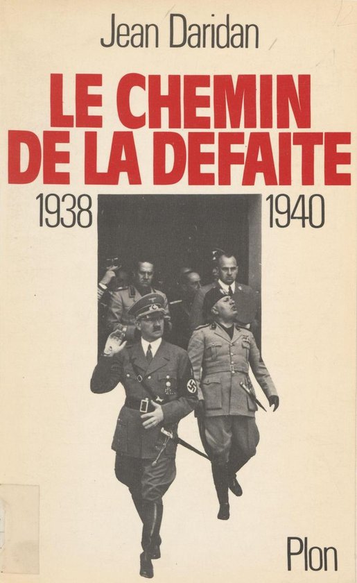 Le chemin de la défaite - cover