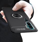 Xiaomi Mi 10T Pro Ring Zwart Cover Case Hoesje Siliconen Tpu FSBL