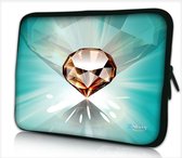 Laptophoes 17,3 inch diamant - Sleevy - laptop sleeve - laptopcover - Sleevy Collectie 250+ designs