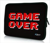 Laptophoes 13,3 inch game over - Sleevy - laptop sleeve - laptopcover - Sleevy Collectie 250+ designs