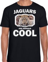 Dieren jaguars t-shirt zwart heren - jaguars are serious cool shirt - cadeau t-shirt jaguar/ jaguars liefhebber L