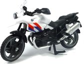 Siku Motorfiets Bmw R1200 Gs Politie 6,5 Cm Staal Wit