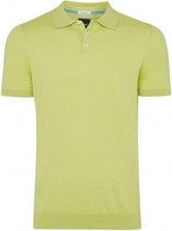 Tresanti Heren Poloshirt Geel Contrast Boord Piqué Regular Fit - XXL