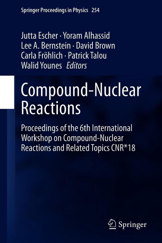 Springer Proceedings in Physics 310 - Compound-Nuclear React ... - cover