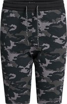 WE Fashion Jongens joggingshort met tapedetails en camouflagedessin