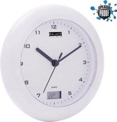 Horloge / Thermomètre de salle de bain Balance - Analogique - 17 cm - Blanc