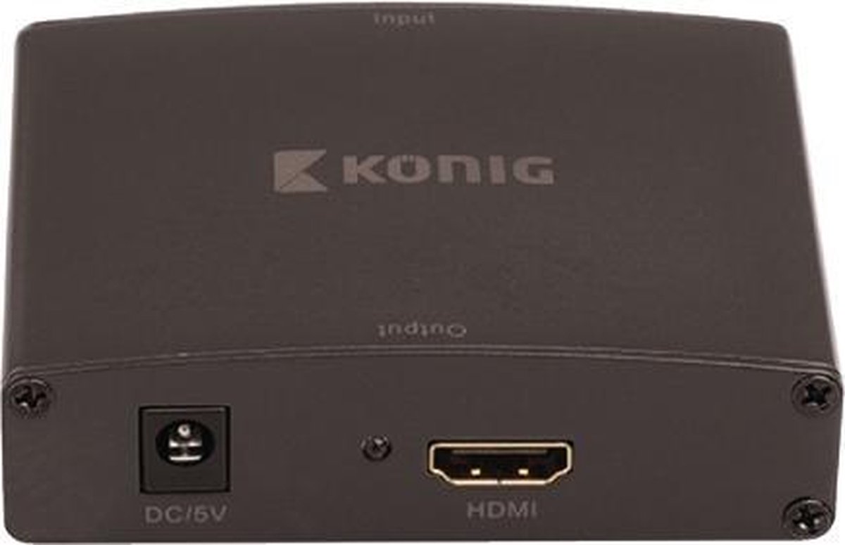 König KNVCO3410 Hdmi-converter Vga Female + 2x Rca Female - Hdmi-uitgang