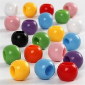 Perles poney, D: 10 mm, diamètre intérieur 4,5 mm, 65 gr, 110 ml, environ 186 pièces