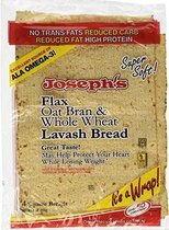Joseph's Middle East Bakery Reduced Carb/Flax, Oat Bran & Whole Wheat - 4 stuks