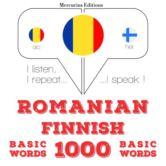Română - finlandeză: 1000 de cuvinte de bază - cover