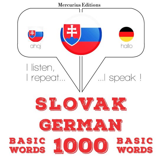 Slovenský - Nemeckí: 1000 základných slov - cover