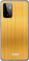 6F hoesje - geschikt voor Samsung Galaxy A72 -  Transparant TPU Case - Bold Gold #ffffff