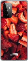6F hoesje - geschikt voor Samsung Galaxy A72 -  Transparant TPU Case - Strawberry Fields #ffffff