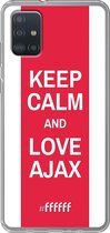 6F hoesje - geschikt voor Samsung Galaxy A52 - Transparant TPU Case - AFC Ajax Keep Calm #ffffff