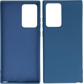 Wicked Narwal | 2.0mm Dikke Fashion Color TPU Hoesje voor Samsung Samsung Galaxy Note 20 Ultra Navy