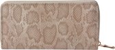 Juleeze Portemonnee JZWA0076N 19*10 cm - Beige Kunstleer