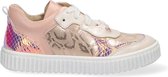 Braqeez 421130-596 Meisjes Sneakers - Roze - Leer - Veters