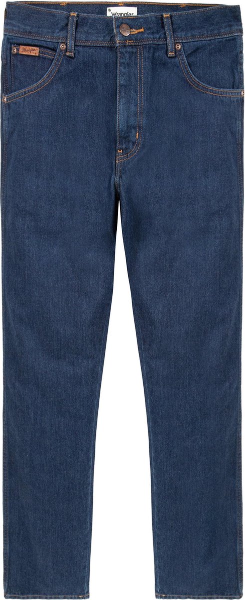 Wrangler Texas Str Heren Regular Fit Jeans W38 X L30 Blauw