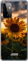 6F hoesje - geschikt voor Samsung Galaxy A72 -  Transparant TPU Case - Sunset Sunflower #ffffff